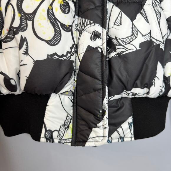 Asos The Emoji Movie Bomber Jacket Allover Printed Sz 8 New - Picture 7 of 15